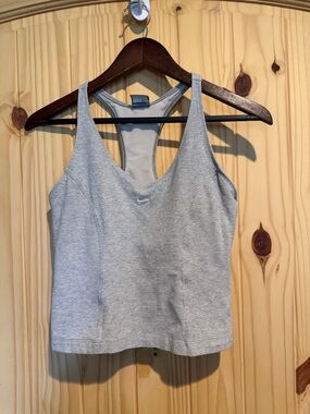 Nike Light Gray Racerback Tank Top